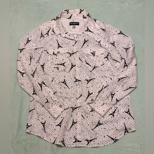 Karl Lagerfeld Monochrome Eiffel Tower Shirt